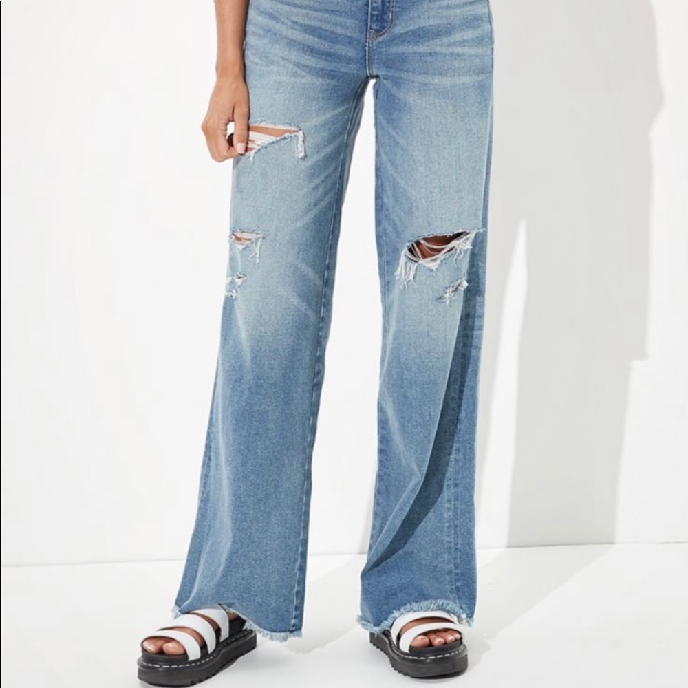 AMERICAN EAGLE WIDE LEG JEAN 16S